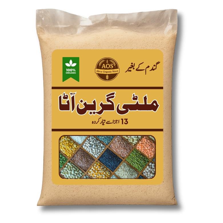 Organic Multigrain Flour 3kg — stone-ground blend